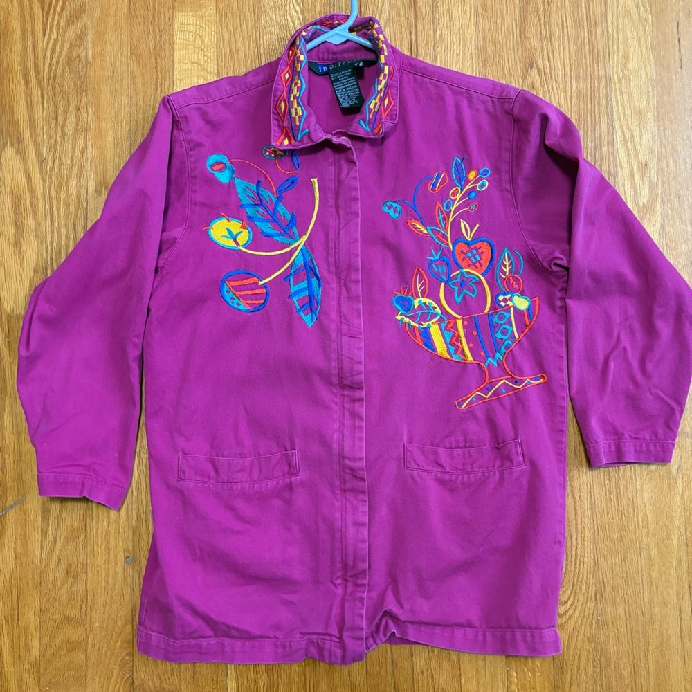 Vintage Embroidered Jacket from 1993 - Picture 10 of 10